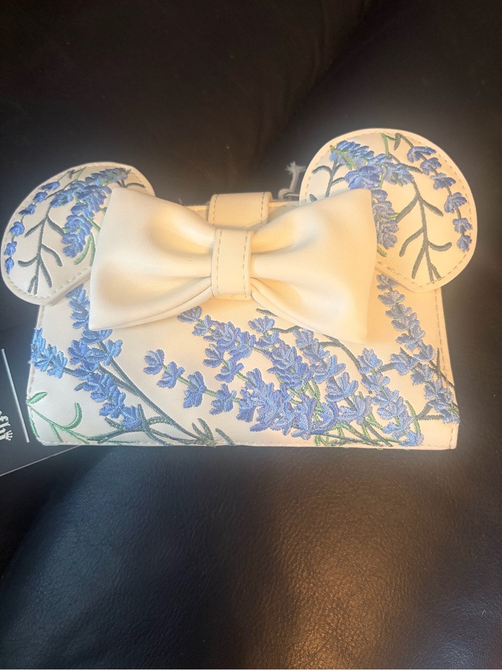 Loungefly Disney Minnie Mouse Blue Floral Wisteria Wallet
